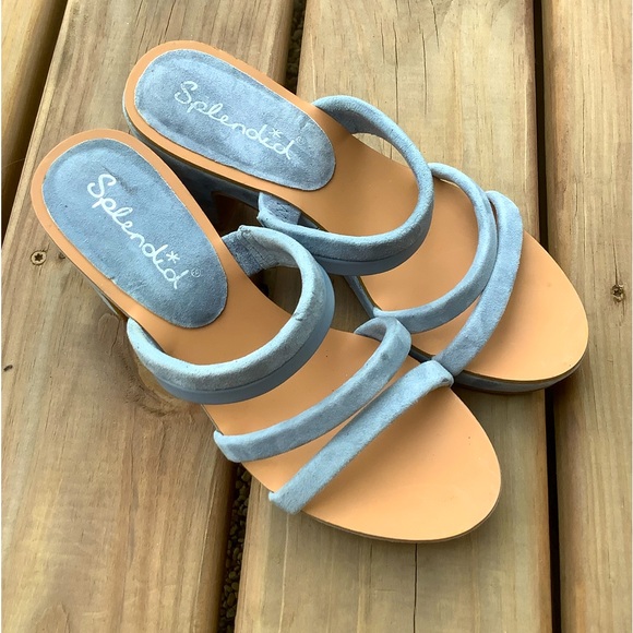 Stylish platform slip on sandals 💙💙 - Picture 4 of 11